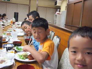 2013SummerCamp1stDinner1