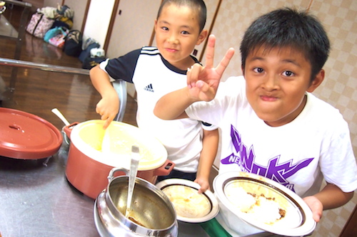 2014サマーキャンプ2日目ランチ1