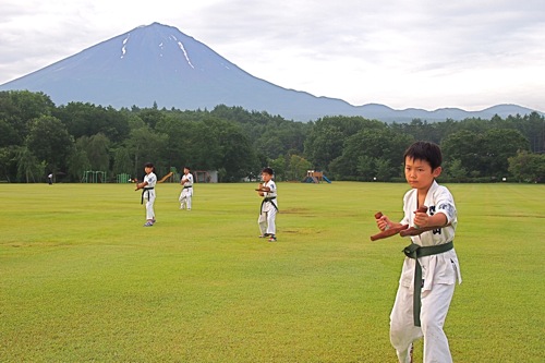 2014サマーキャンプ最終日早朝トンファ1