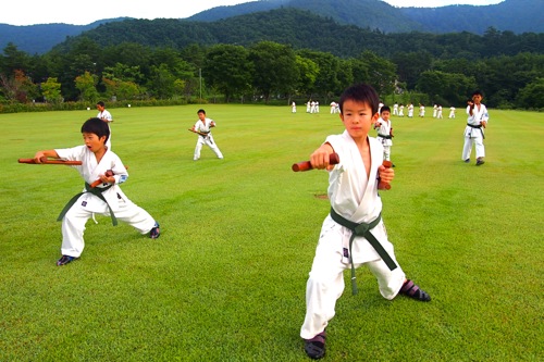 2014サマーキャンプ最終日早朝トンファ5