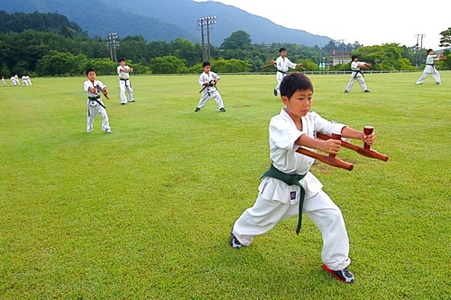 2014サマーキャンプ最終日早朝トンファ7