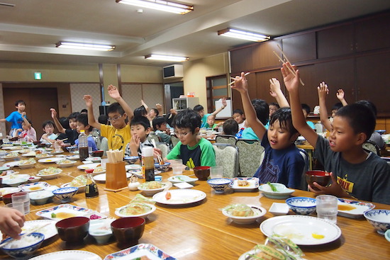 2015 サマーキャンプ 夕食