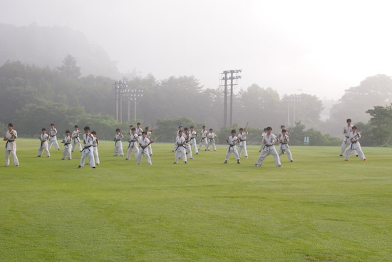 2015 サマーキャンプ 3日目 早朝 トンファ