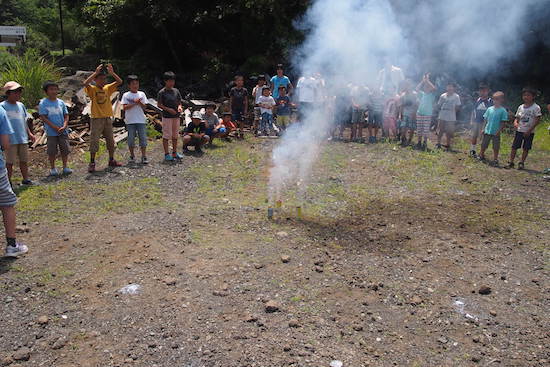 2015 サマーキャンプ 3日目 午前 花火