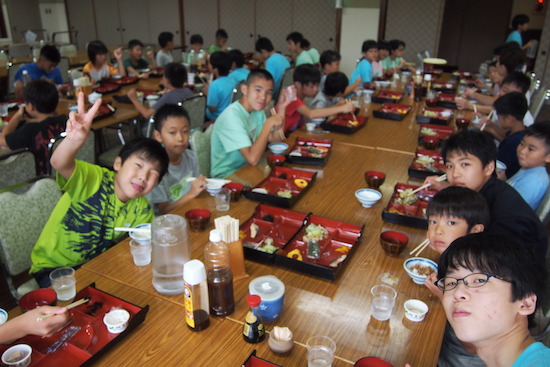 2018 夏合宿 2日目 朝食