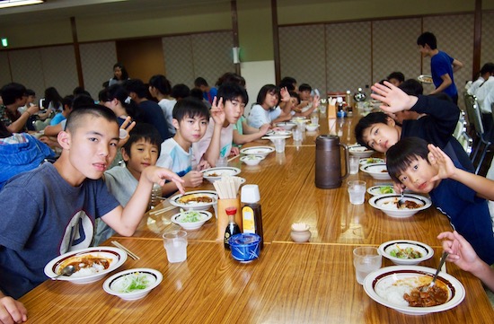 2018 夏合宿 最終日 昼食