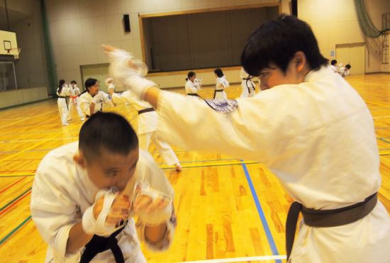 2019夏合宿3日目 稽古顔パンチ6