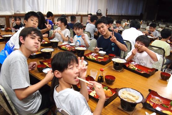 2023 夏合宿 初日 夕食1