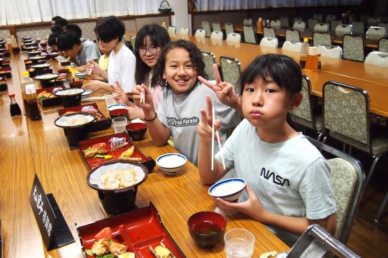 2023 夏合宿 初日 夕食2