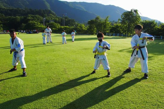 2023 合宿2日目 早朝  ヌンチャク